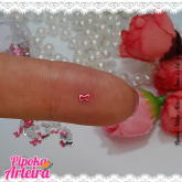 Chaton gravatinha micro 3mm rosa