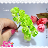 Florzinha de papel verde