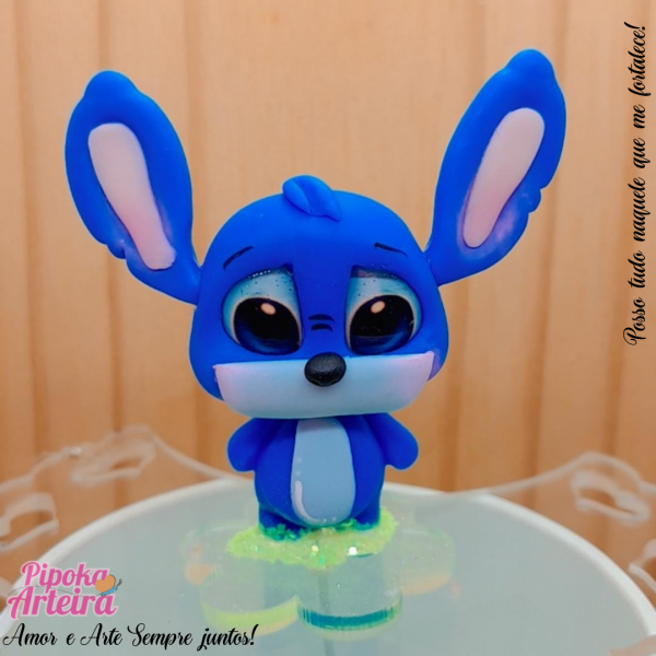 Enfeite para cuia de chimarrão stitch