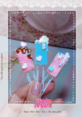 Clips bolacha wafer rosa com chocolate