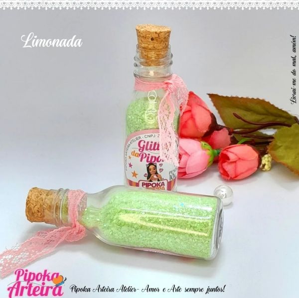 Glitter Escaminha da Pipoka Candy Color LIMONADA